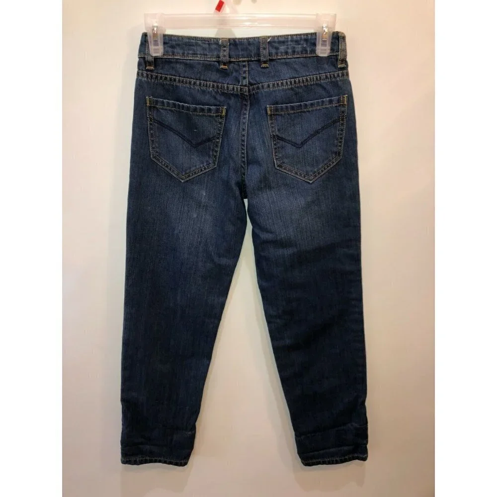 Johnnie B Boden Kids Girls Size 24R Dark Wash Blue Straight Leg Denim Jeans